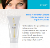 Hidratante  - Intensy  - 150g.  UP! 08  - angel